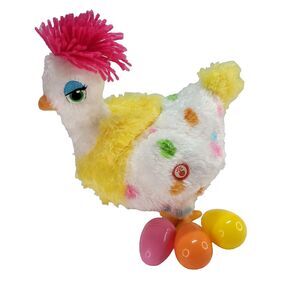 Hallmark Easter Egg Laying Chicken Plush 11" Singing Dancing Squawking Hen